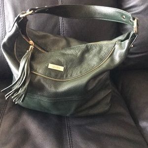 Onna Ehrlich green hobo bag